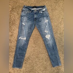 Abercrombie Mens Athletic Skinny Stretch Jeans